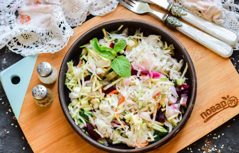 1. Этап. Винегрет для диабетиков: Приятного аппетита!