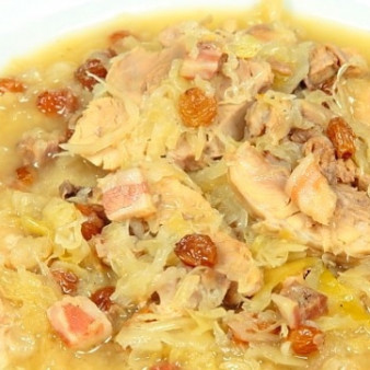 Суп с квашеной капустой