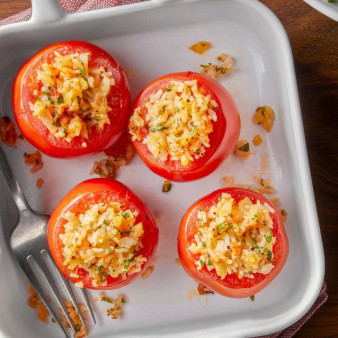 Stuffed Tomatoes with Rice