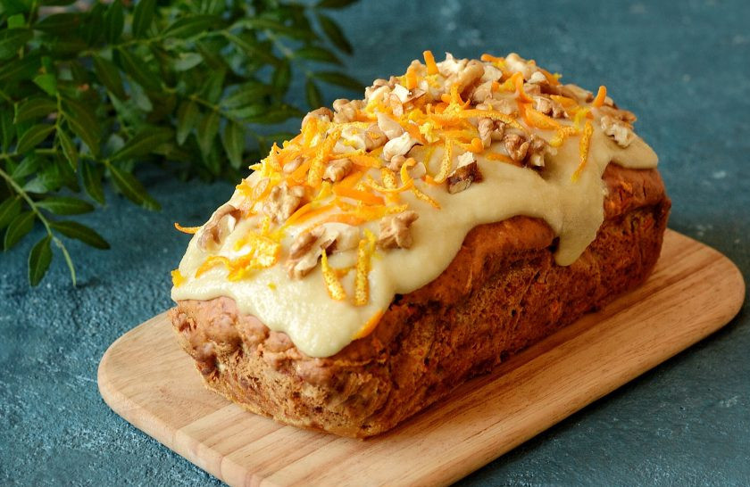 1. Этап. Постный морковный кекс: Постный морковный кекс готов!