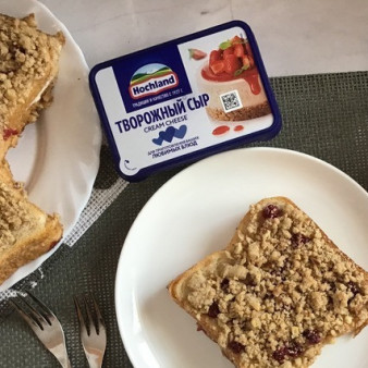 Французский тост с творожным сыром