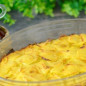 Постная запеканка из сырого картофеля