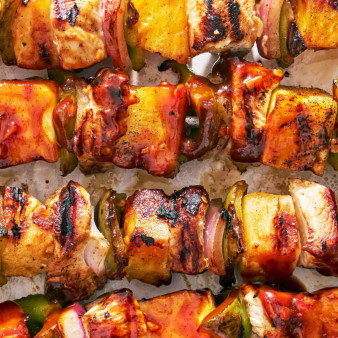 Hawaiian Chicken Skewers