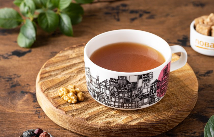 1. Этап. Чай с шиповником и грецким орехом: Чай с шиповником и грецким орехом готов!