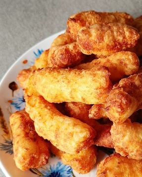 1. Этап. Бульбяники белорусские без начинки: Вот такая красота получилась. Приятного аппетита!