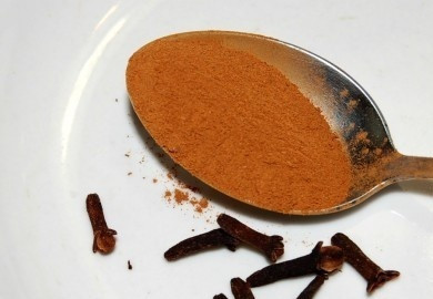 1. Этап. Варенье из брусники с грушами: 5. Теперь введите корицу и гвоздику. Очень люблю добавлять в варенье из брусники с грушами в домашних условиях эти пряности, поскольку именно они дают такой потрясающий аромат.