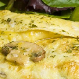 Омлет на минеральной воде