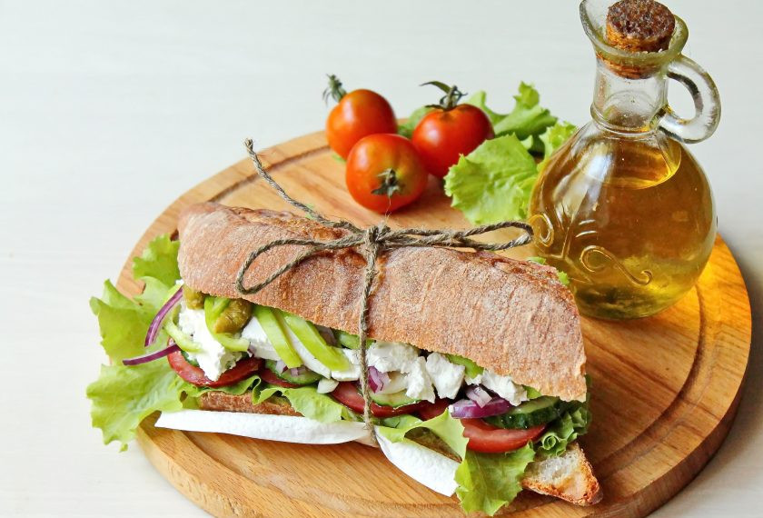 1. Этап. Греческий сэндвич: Приятного аппетита!