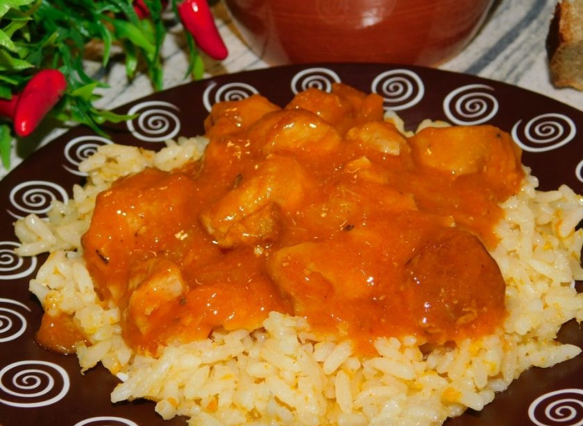 1. Этап. Мясная поджарка из свинины: Подавайте с любым гарниром. Приятного аппетита!