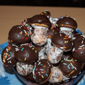 Печенье Грибочки в формочке