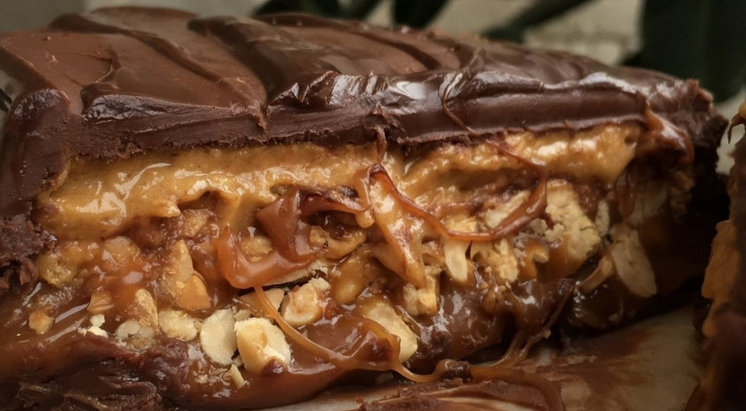 1. Этап. Настоящий торт Сникерс: 12. Изумительный торт готов!