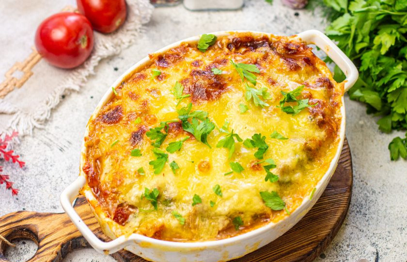 1. Этап. Запеканка из баклажанов по-гречески: Запеканка с баклажанами по-гречески готова! Приятного аппетита!