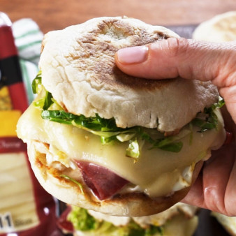 Reuben Breakfast Sandwich