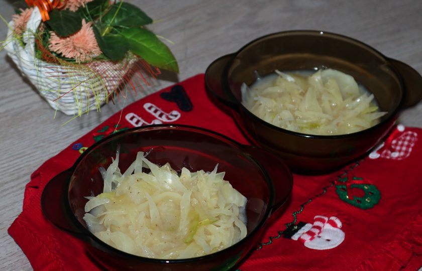 1. Этап. Капустный броуз: Капустный броуз готов. Приятного аппетита!