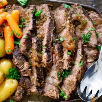 Instant Pot Pot Roast with Balsamic and Rosemary
