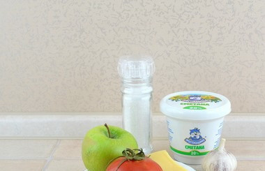 1. Этап. Салат Любимая женщина: Подготовьте все ингредиенты.