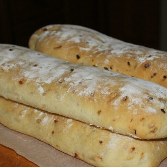 Чиабатта с луком
