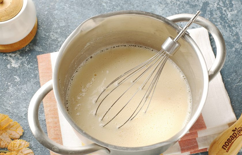 1. Этап. Рисовые блинчики: Перемешайте всё ещё раз до однородного состояния. Тесто готово.