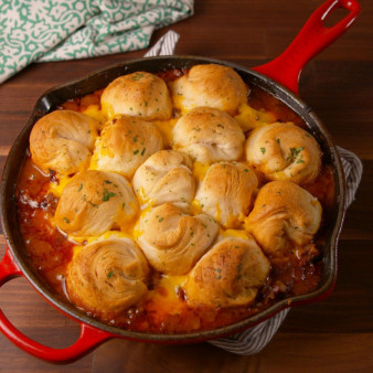 Baked Chili and Biscuits