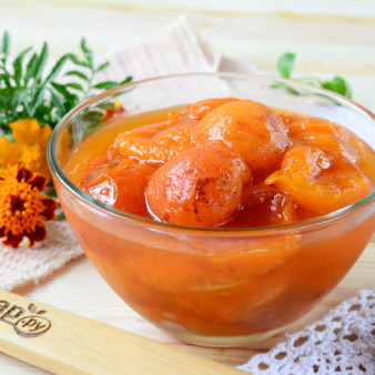 Варенье из жерделей дольками