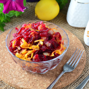 Салат из свеклы с лимонным соком