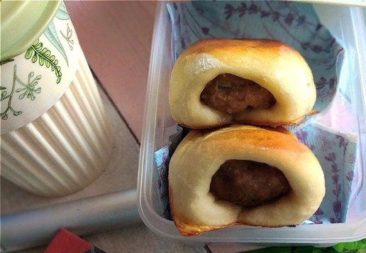 1. Этап. Школьные котлеты в тесте: Нет лучше перекуса! Сытно и вкусно!