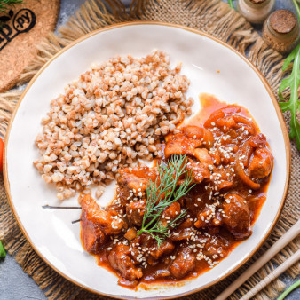 Мясо в соусе Дыхание дракона