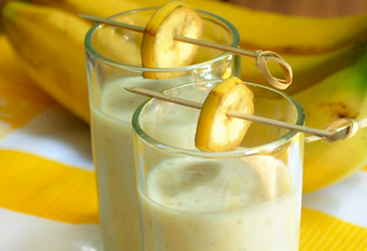 1. Этап. Банановый смузи с овсянкой: Приятного аппетита!