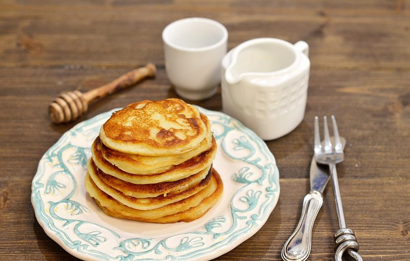 1. Этап. Панкейки из цельнозерновой муки: Приятного аппетита!