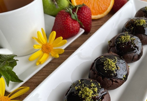 1. Этап. Шоколадно-кофейное печенье: Приятного аппетита!