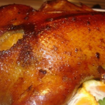 Утка с мандаринами