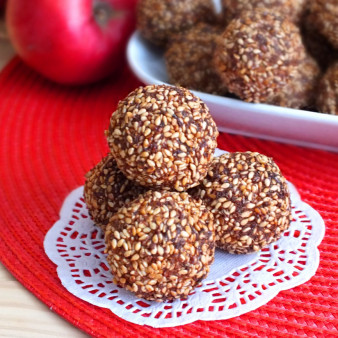 Кунжутное печенье без муки