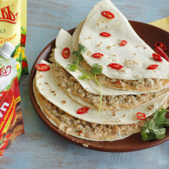 Кесадилья с курицей