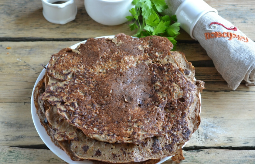 1. Этап. Печеночный торт: 6. Готовые печеночные блины охладите.