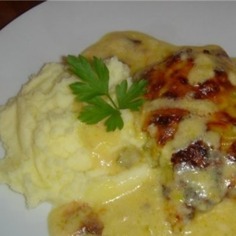 Судак под соусом Бешамель