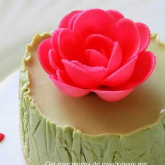 Мятный мини-чизкейк