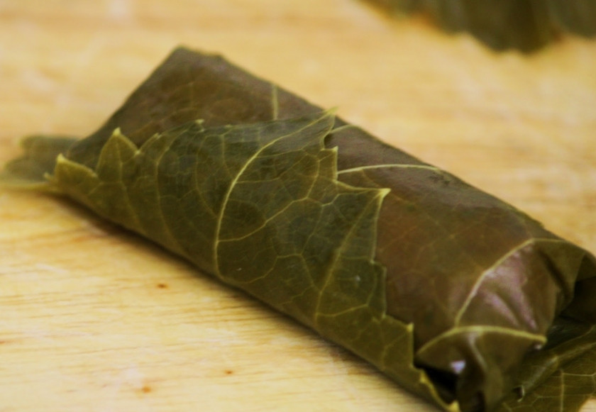 1. Этап. Долма по-азербайджански: 11. Заверните.