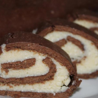 Рулет Mинутка из печенья