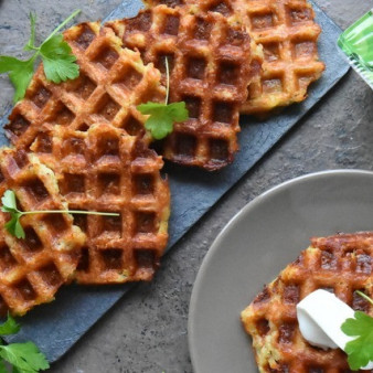 Хашбраун в вафельнице