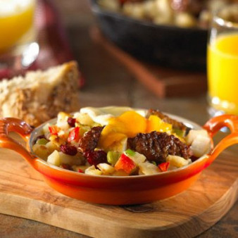 Cranberry-Maple Sausage Skillet