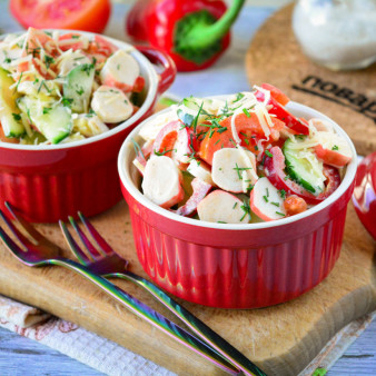 Салат Спартак