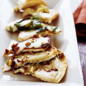 Melted Taleggio Flat Breads with Three Toppings