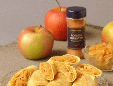 1. Этап. Яблочная начинка для блинов: Приятного аппетита!