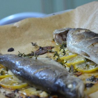 Форель, запеченная в фольге