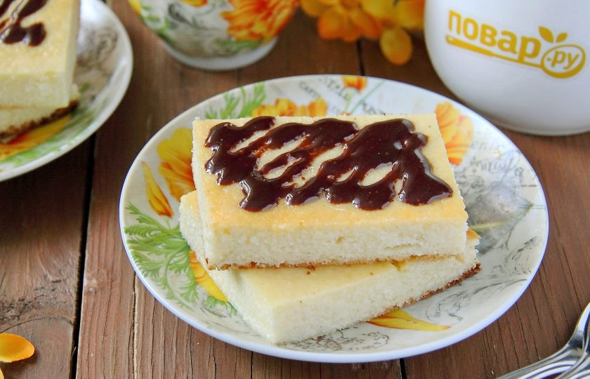 1. Этап. Запеканка Неженка: Готовую запеканку 