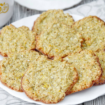 Овсяное печенье без муки и масла