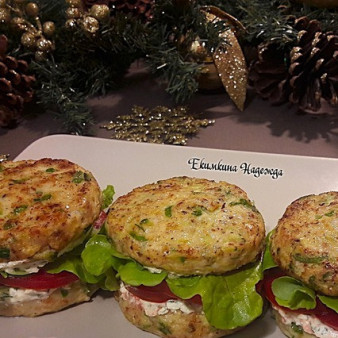 Бургер к Новогоднему столу