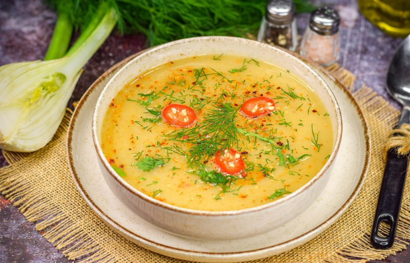 1. Этап. Крем-суп из фенхеля: Приятного вам аппетита!