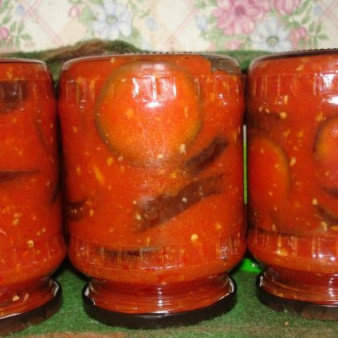 Баклажаны в аджике