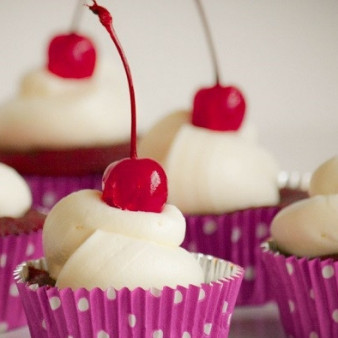 Капкейки Красный бархат на кефире